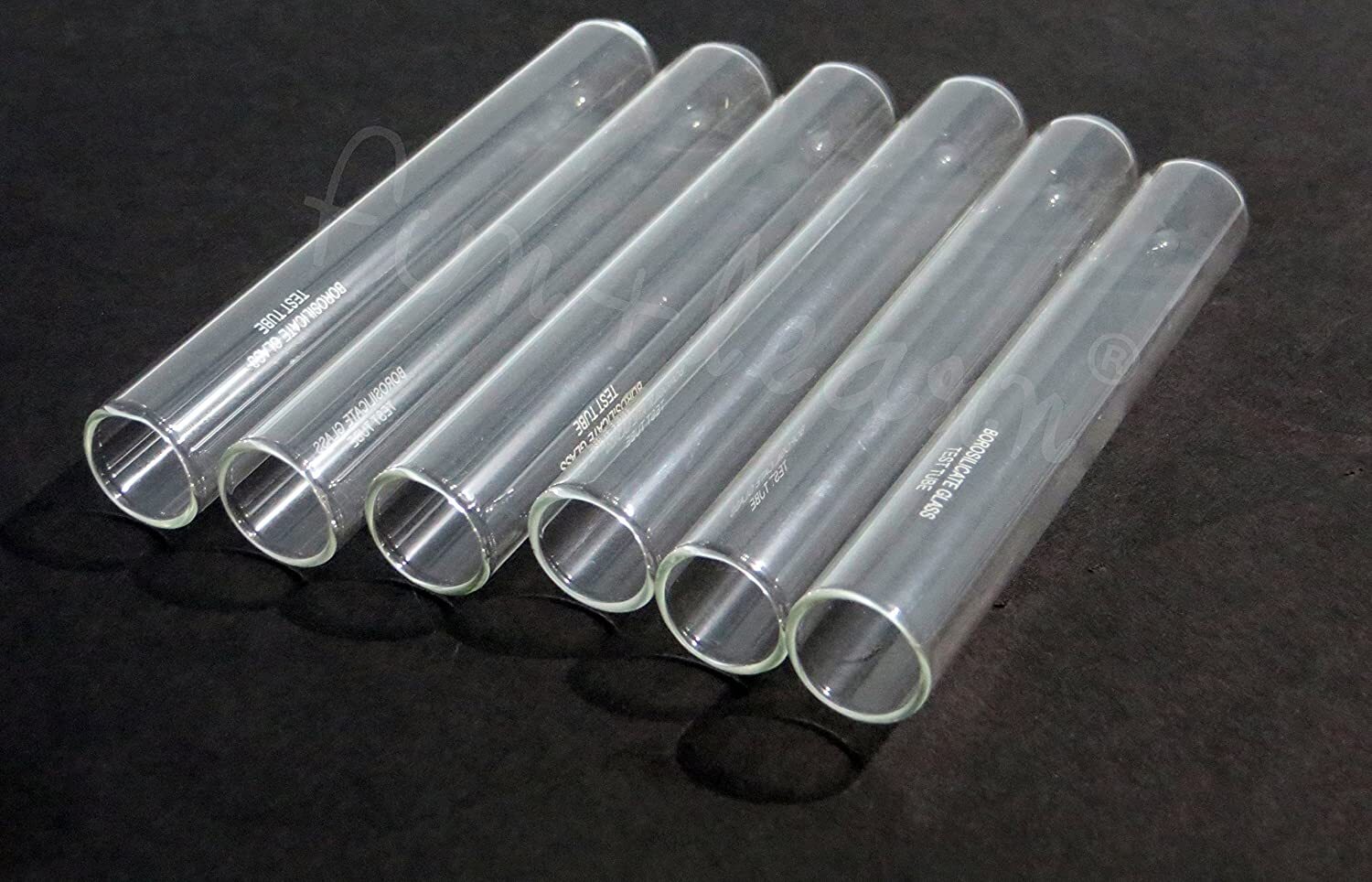 Glass Test Tubes Borosilicate with rim (15X 125mm) – Pack of 6 Autoclavable
