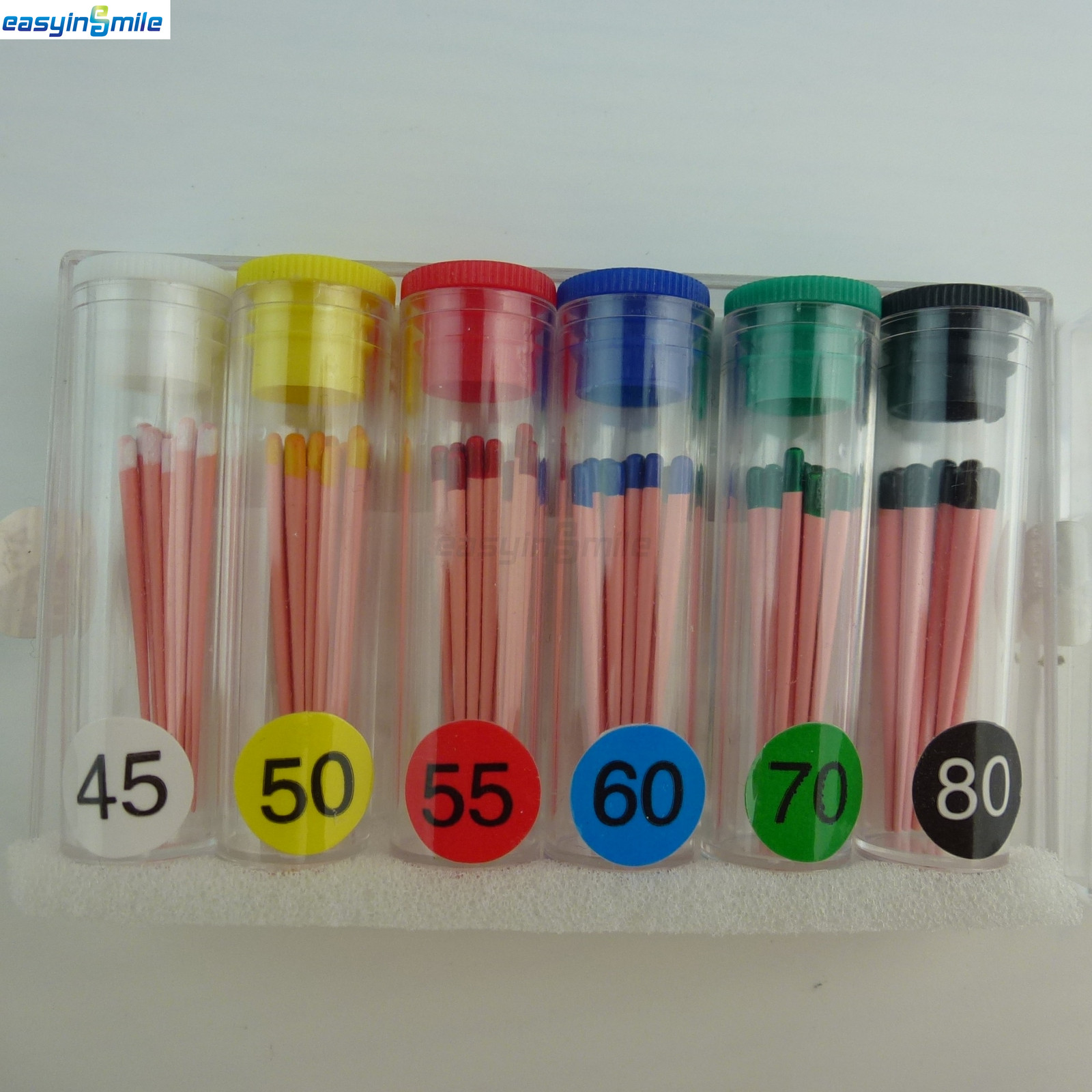 3boxes Dental Gutta Percha Points Root Canal Filling Taper 0.02/0.04/0.06 #15-40