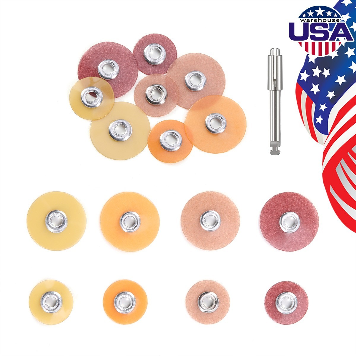 Discos de pulido para terminación de composites dentales Mandrel 1/2″ or 3/8″