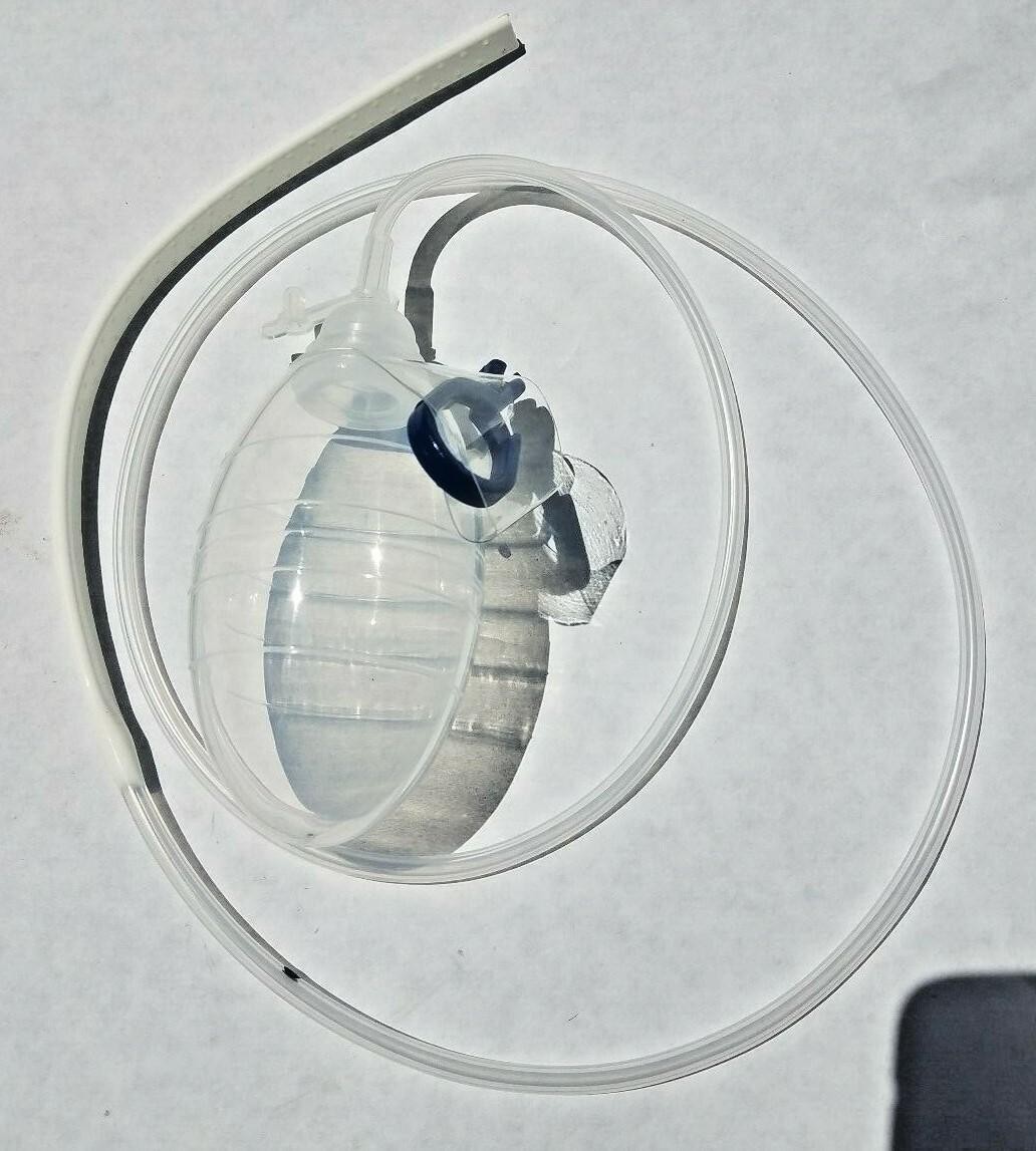 Silicone Drainage Kit 100cc Bulb Flat Drain 10 mm 3/4 Perforation 50 Units
