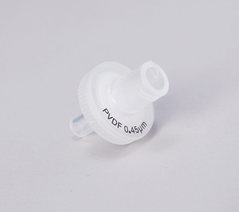 Hydrophilic PVDF Syringe Filter 13mm 0.22um/0.45um 100Pcs Lab Biological