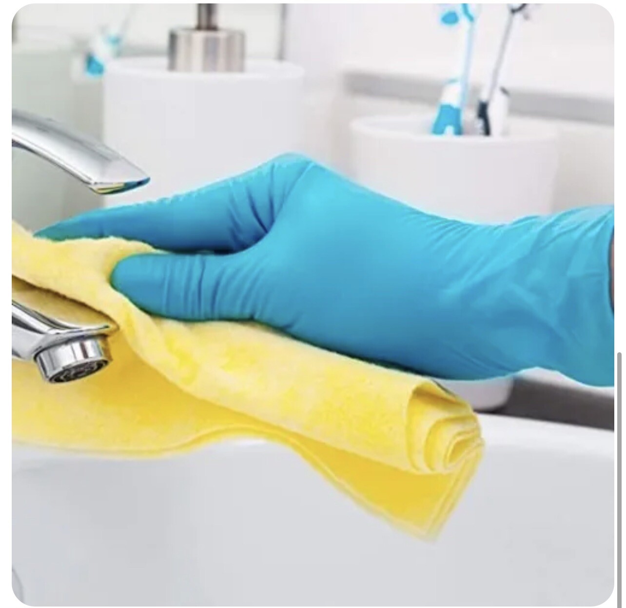 BASIC Synguard Blue Nitrile/Vinyl Blend Exam Gloves – (SMALL)(Case of 1,000)