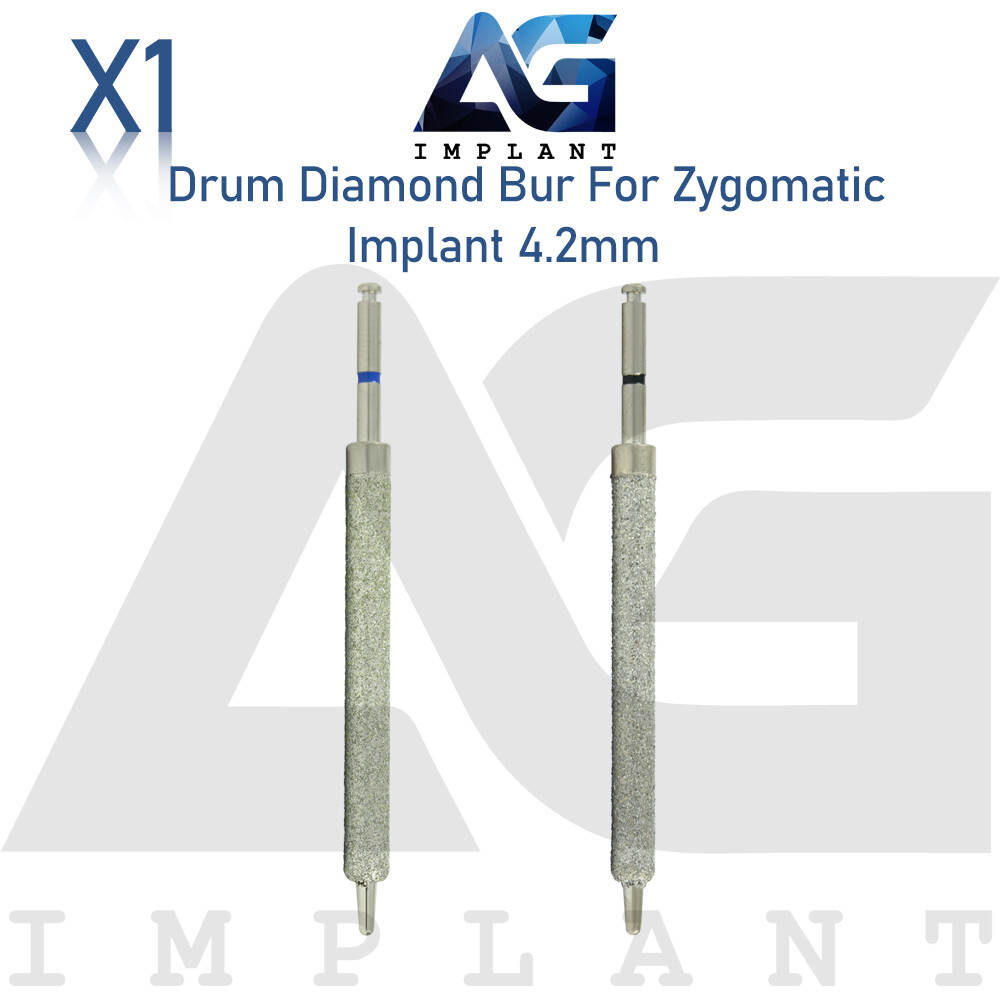 Diamond Drum Bur Ø4.2mm For Zygomatic Tool Drill Surgi cal 30mm