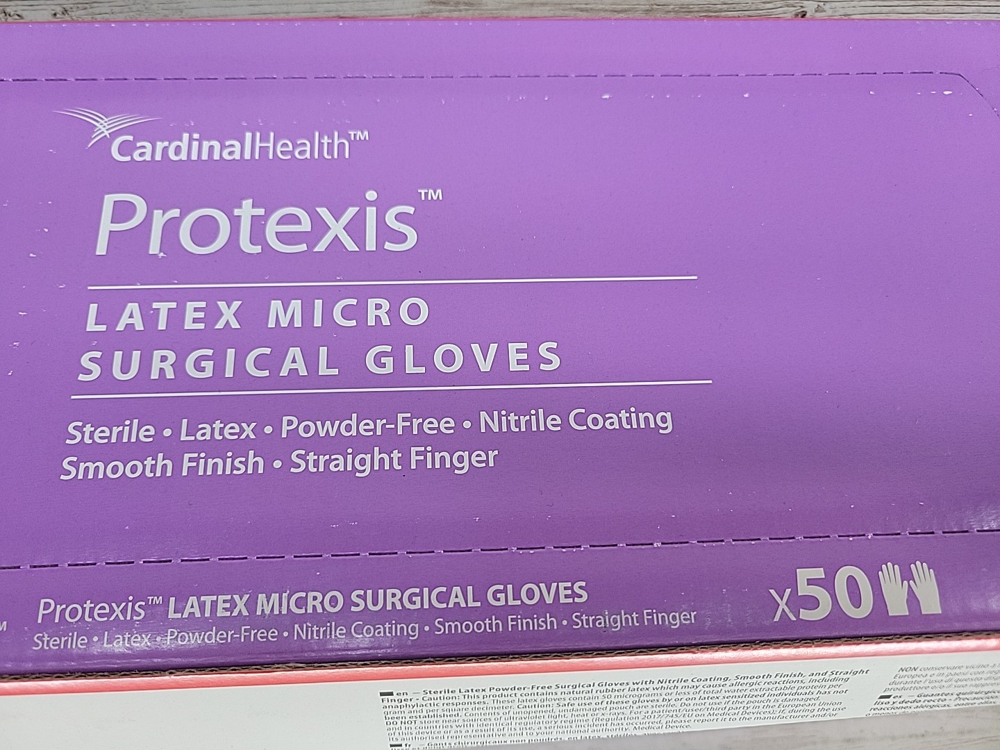 Protexis Latex Micro Surgical Gloves Sterile *Dented Box* Size: 9 *See Dates*