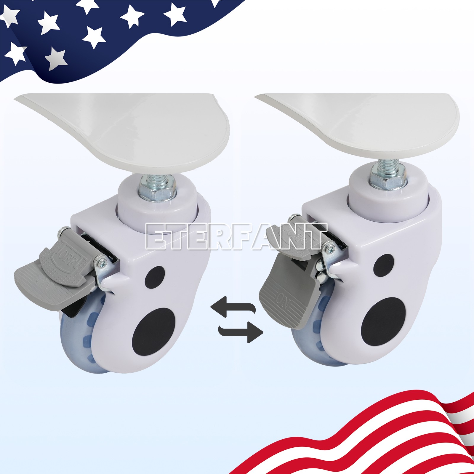 Dental Portable Mobile Cart Delivery Unit System 4Holes with Air Compressor US