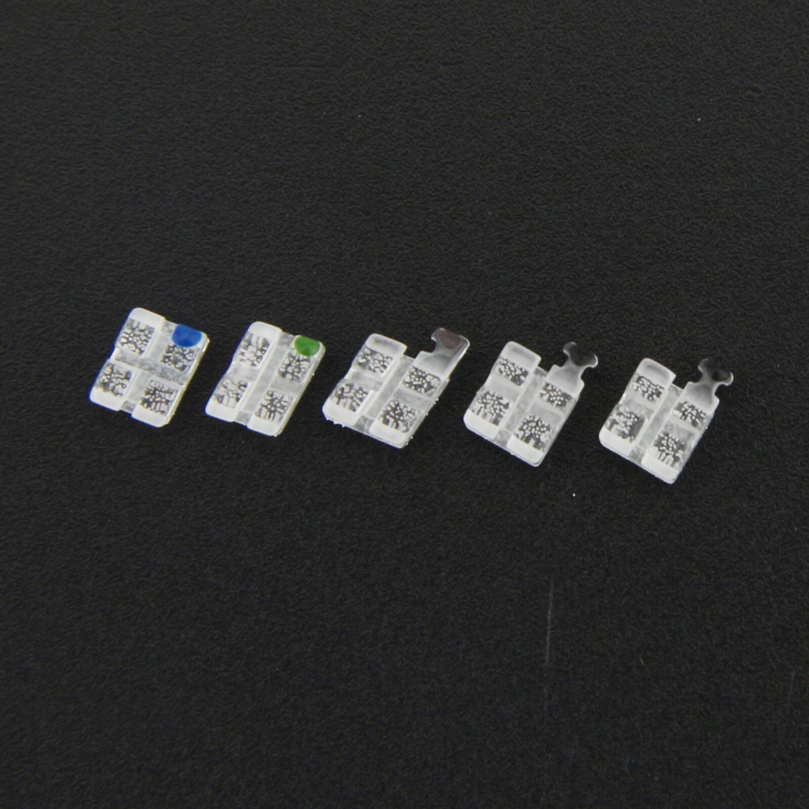 STAR ABSOLUTE Orthodontic Sapphire Brackets Monocystalline Clear Braces MBT 022