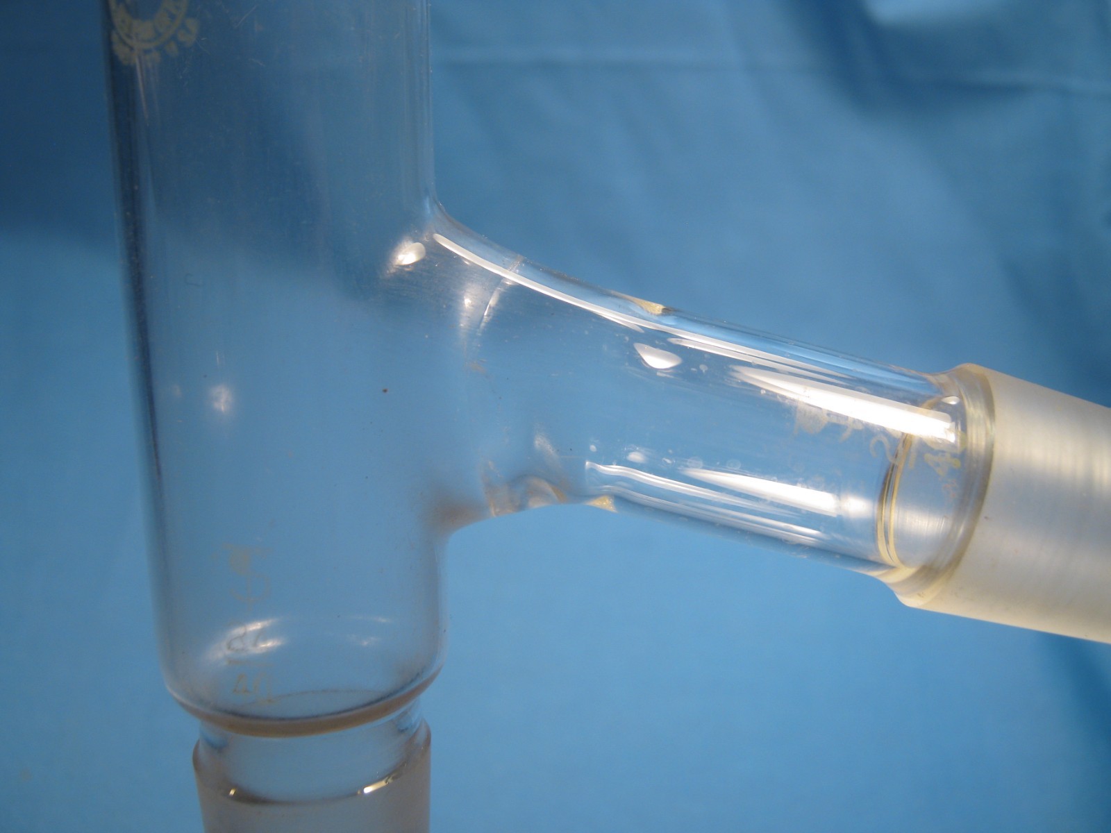 PYREX ADAPTER CONNECTING 75′ ANGLE 24/40 & 10/30 FREE SHIPPING Q-3