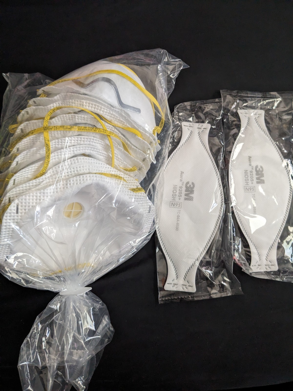 3M Aura Particulate Respirator 9250+ Face Mask – Pack of 10 plus 2 9205 masks
