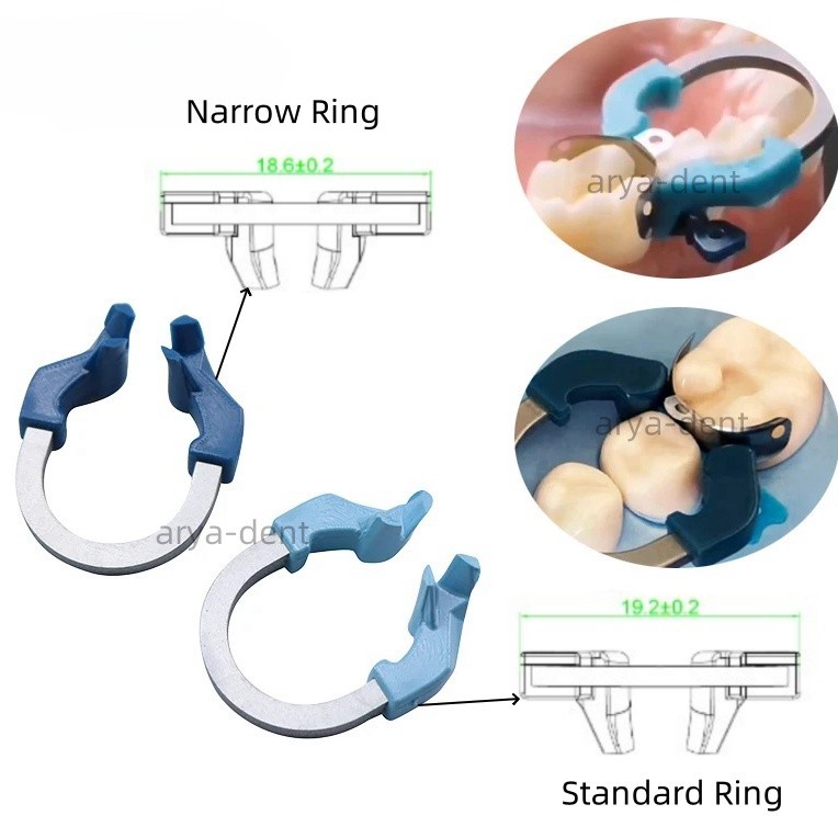 Dental Sectional Matrix Narrow/Universal Ring Ni-Ti Clamp Fit Palodent V3 System