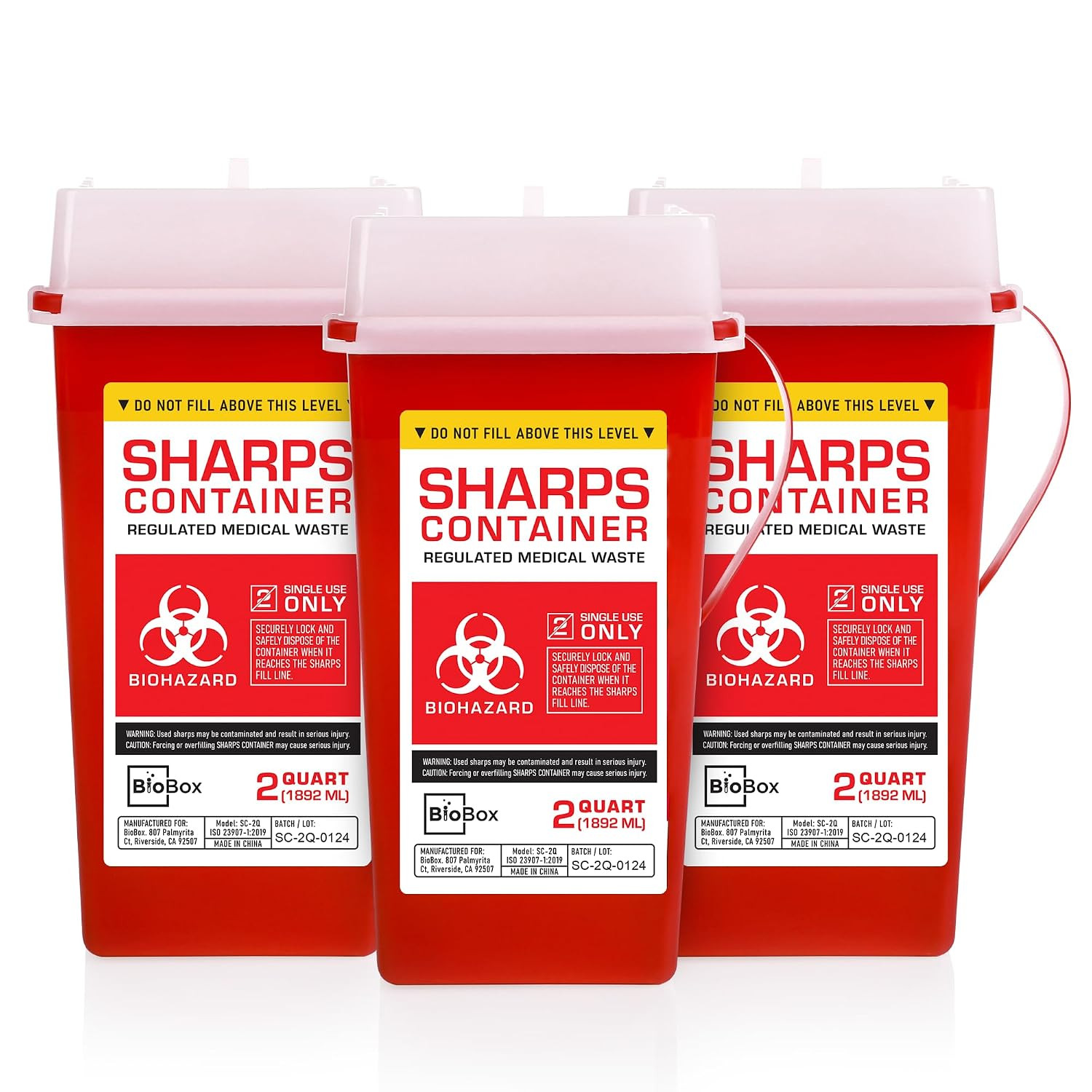 Sharps Container Small – Sharps Containers for Home Use and Labs – Portable Need