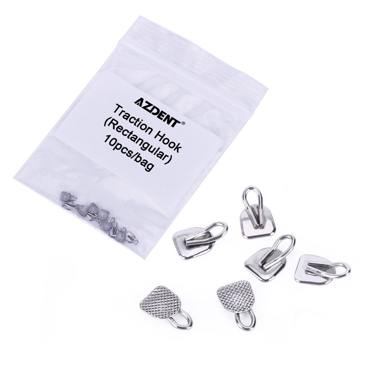 Dental Orthodontic Traction Hook Rectangular Type Caplin Hook Diameter 3*3.9 mm