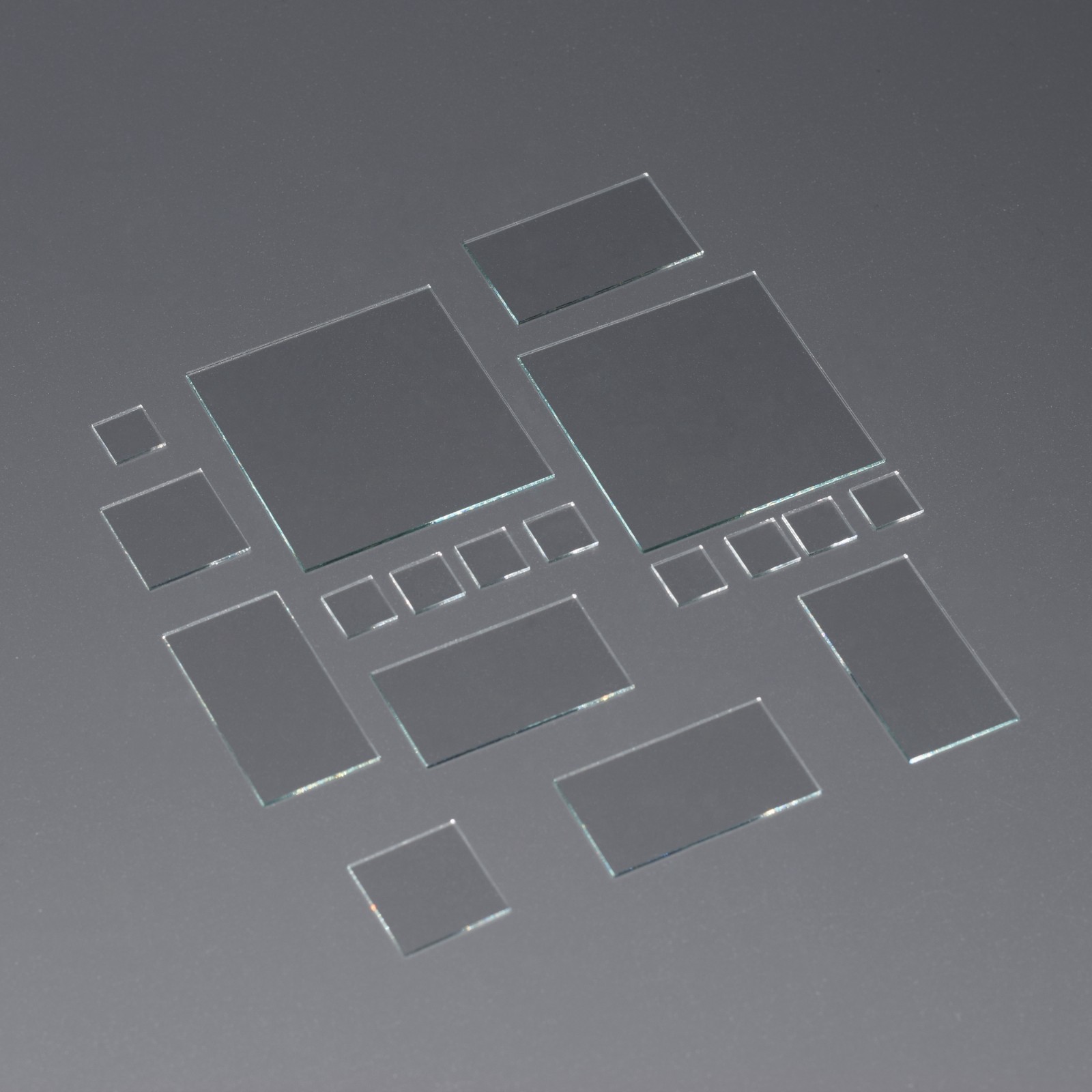 For Laboratory Glass Substrate Soda-lime Glass 10×10/20×20/50×50/80x80mm T 1.1mm