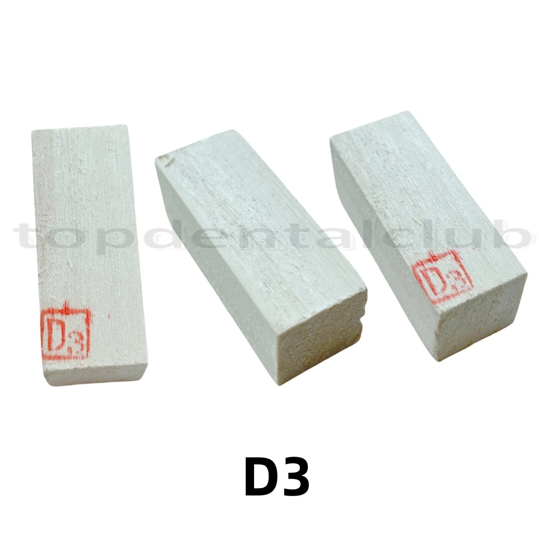 D3 Dental Study Jaw Bone Replica Practice Model Wood Blocks GBR/Implant Use