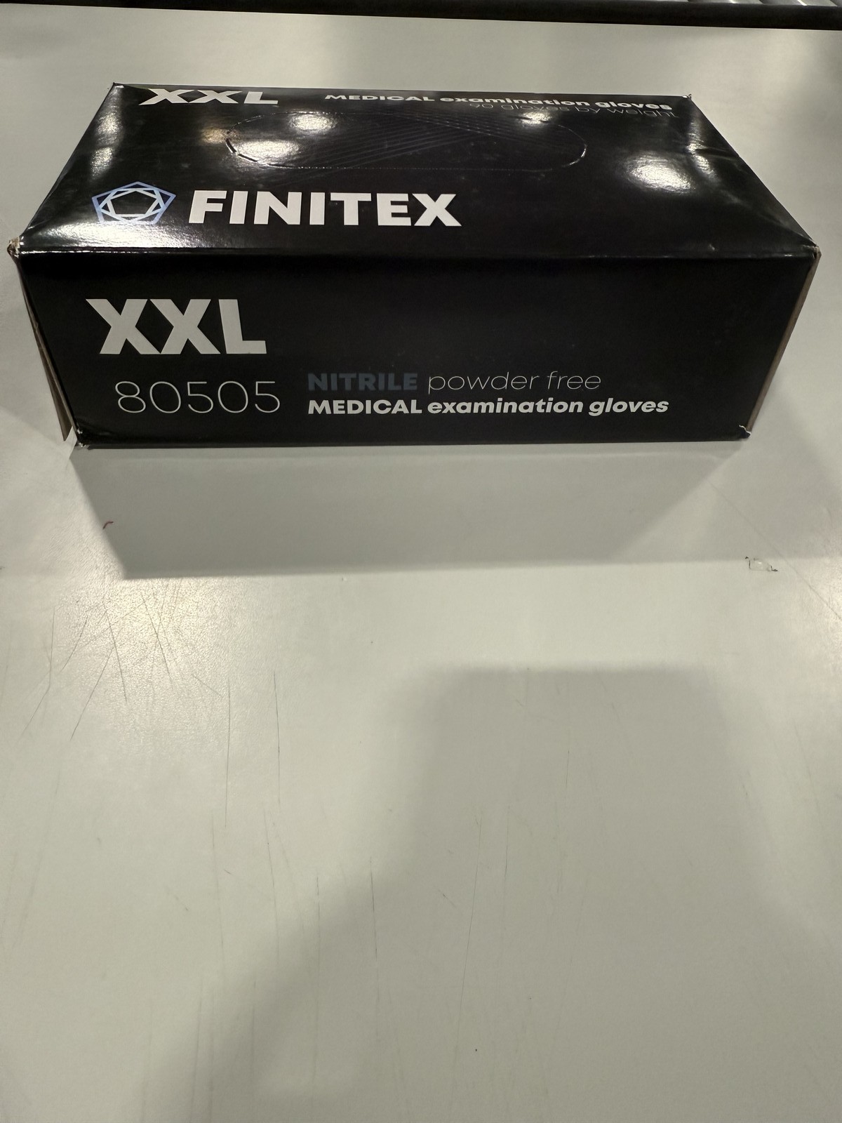 GENERIC BLACK NITRILE DISPOSABLE GLOVES 5MIL (XX-LARGE (PACK OF 90)) – BLACK