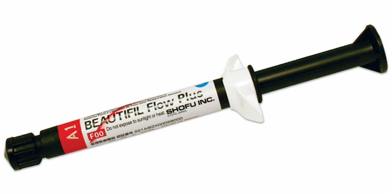 BEAUTIFIL Flow Plus F00 Zero Flow flowable Restorative 2.2g Syringe + Tips SHOFU