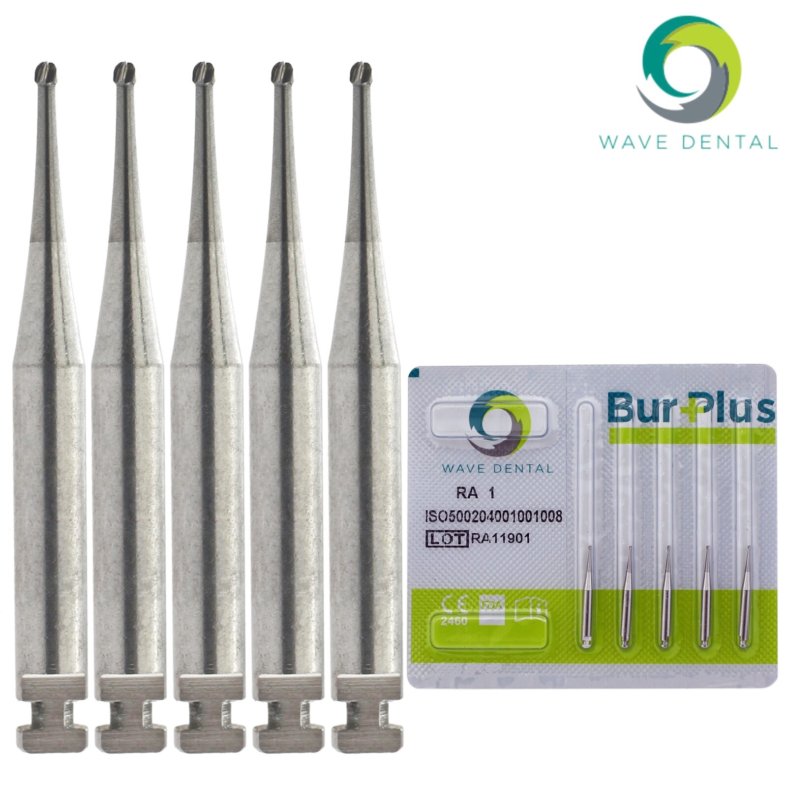 Wave Dental Carbide Bur 699 Latch RA 1 2 6 8 41 Round Prima Low Speed Handpiece