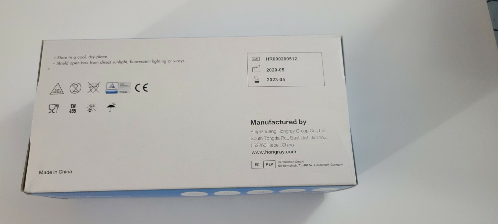 Hongray Nitrile Gloves 2 Boxes 100 Pack Each Large