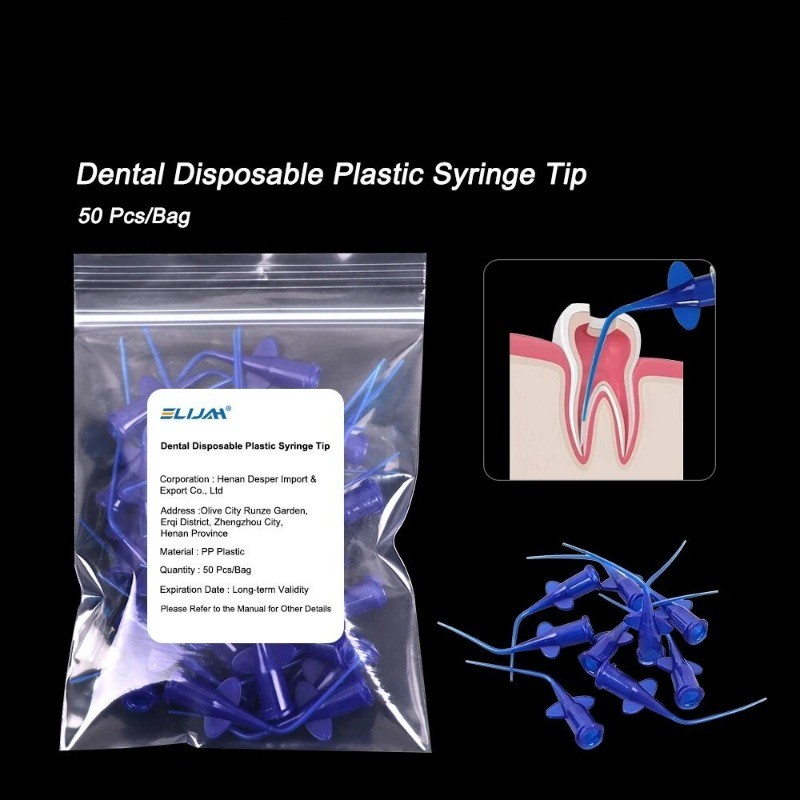 50x Dental Endodontic Lateral Irrigation Needle 0.25mm Root Canal Butterfly Tips