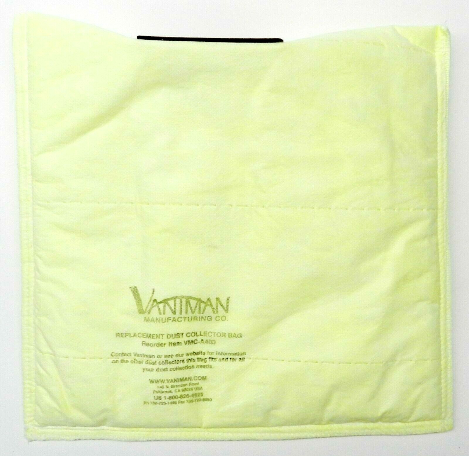 Vaniman Voyager Filter Bags Replacement Dust Collector Bags 2 Bags «Original»