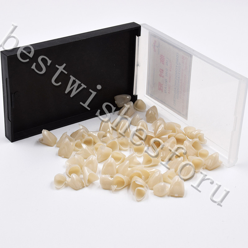 Dental Front Temporary Crown Material Polycarbonate Cap Anterior Teeth 55 pc/box