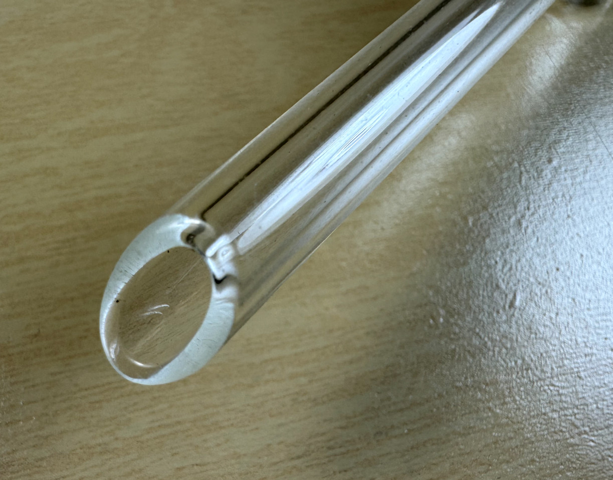 Borosilicate Glass Straight Bore Stopcock Valve Arm & Barrel – 8mm OD Angle End