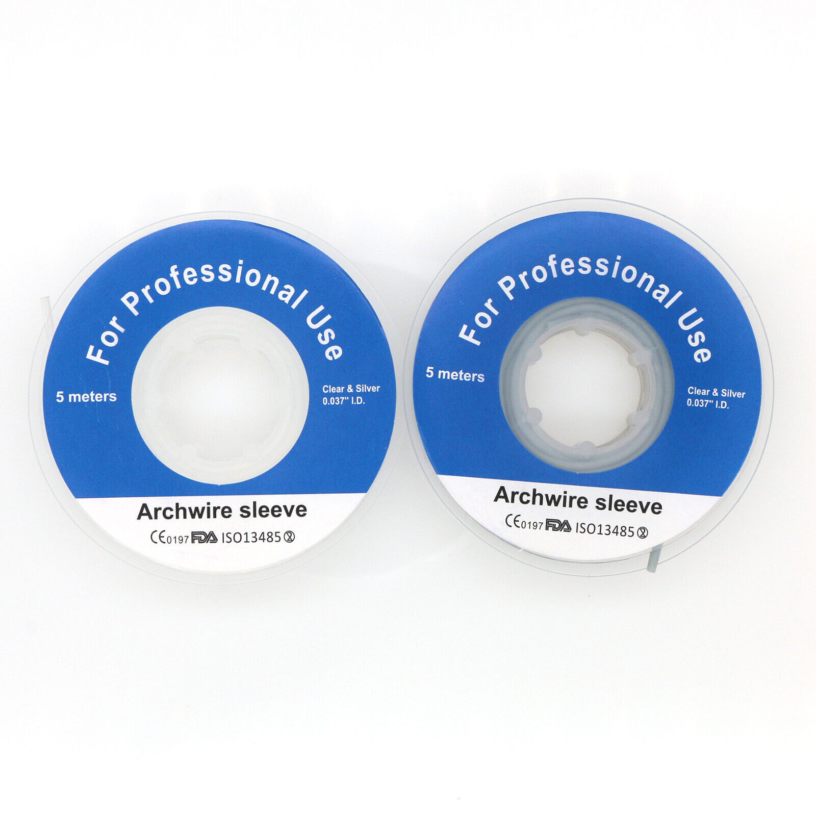 Dental Orthodontic Archwire Sleeve Elastic Protective Tube 0.030 inch 5M