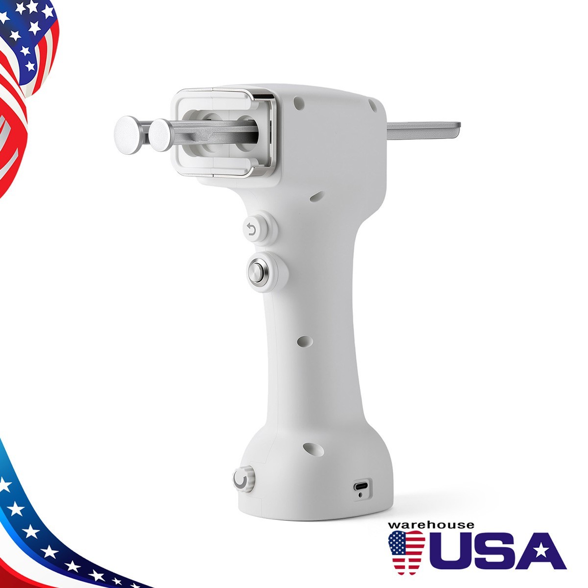 Dental Portable Electric Impression Mixing Dispenser Dispensing Gun 50ml 1:1/2:1