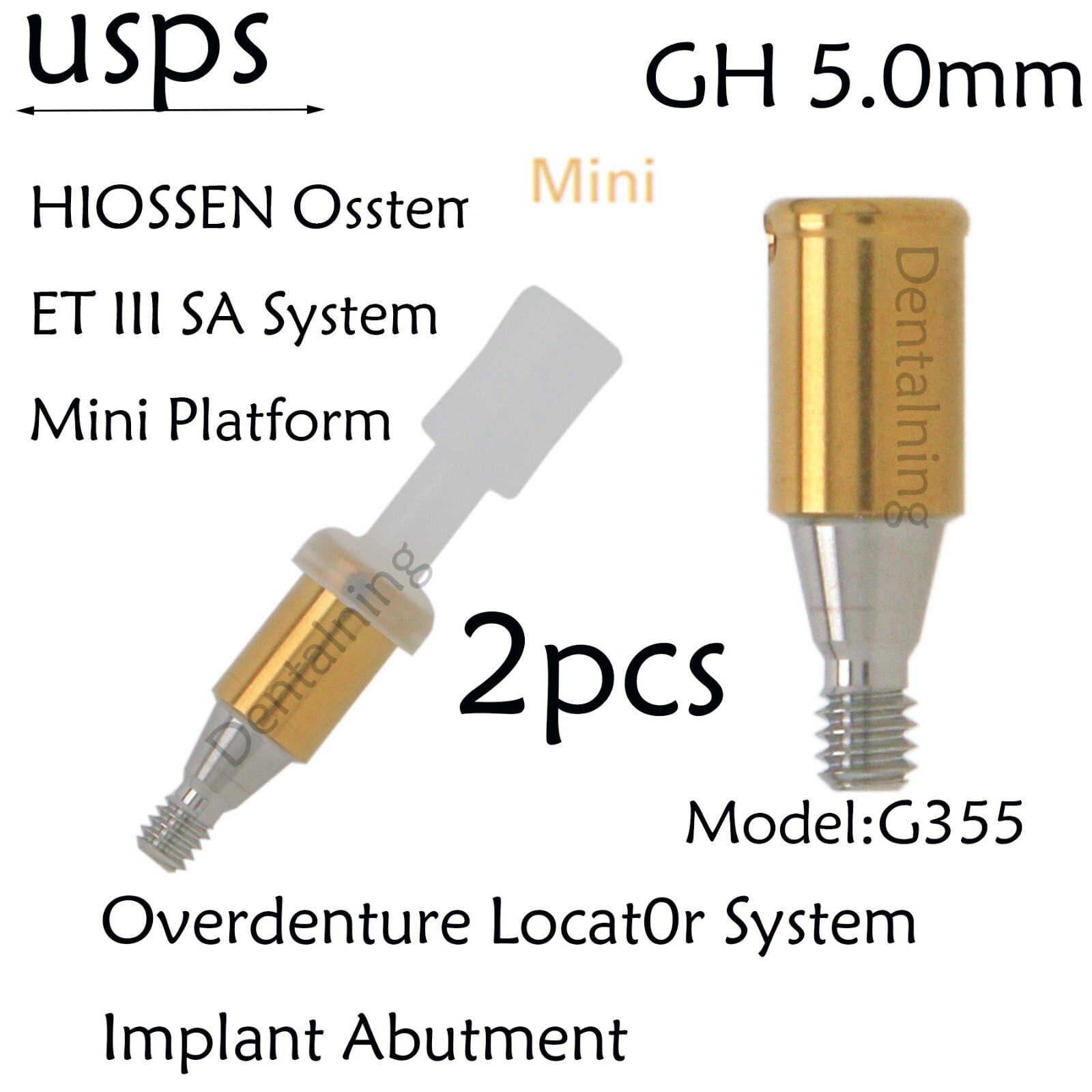 US HIOSSEN ET III SA/Osstem/DIO UF/Snucone Mini Locator Abutment For 1-6mm