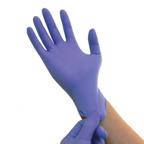 Disposable gloves Powder-Free Nitrile Exam Gloves, Iris Blue, Medium, Box/100