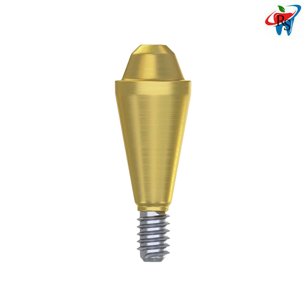 10x Set Prosthetic Straight Multi Unit 1.6 NP Conical 2.25 +Plastic Sleeve