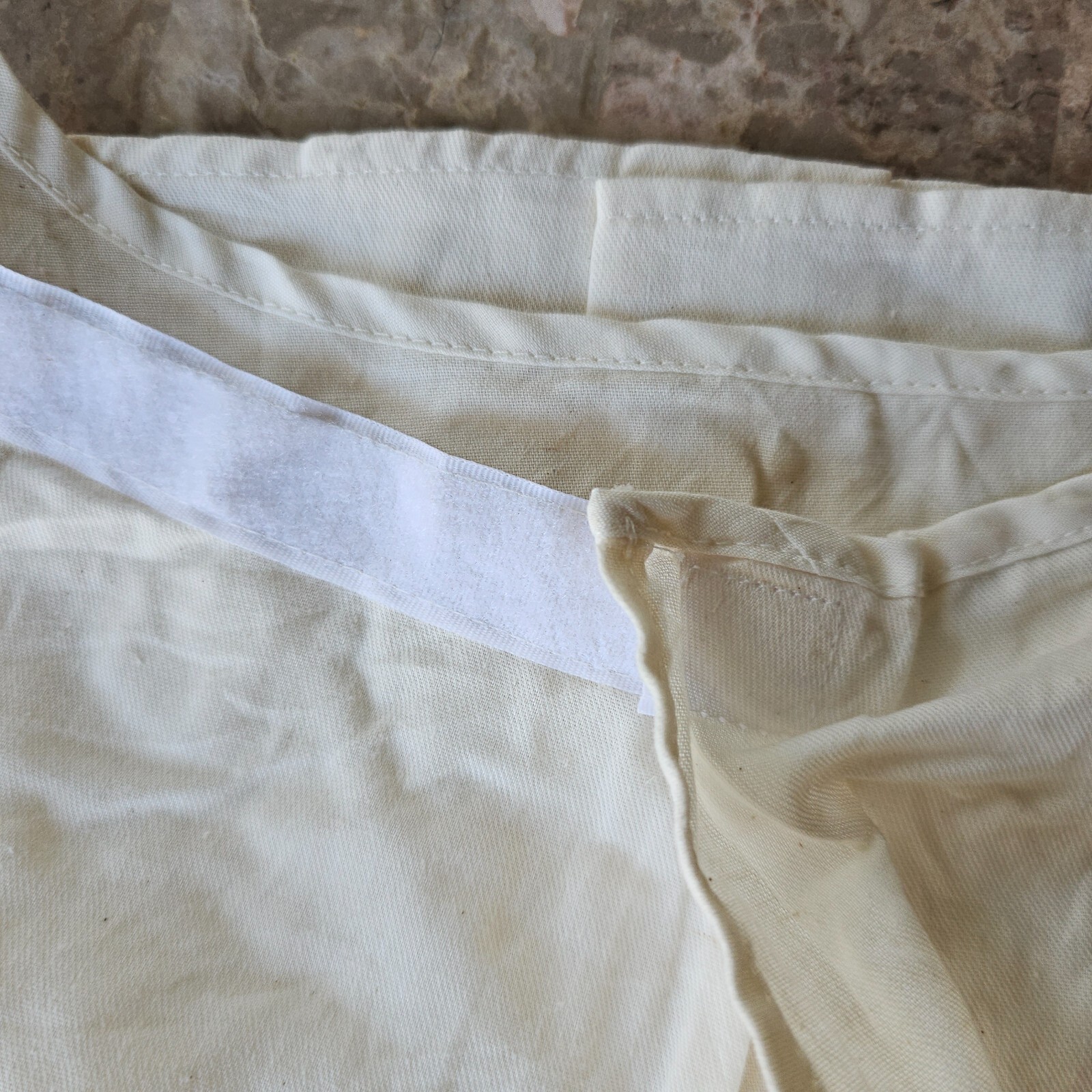 Lot of 6) Reusable Patient/Procedure Gowns Cotton Blend L One size fits all