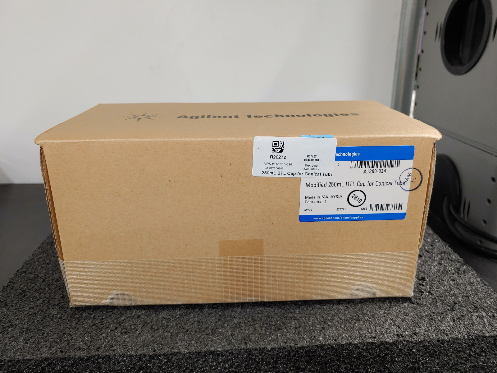 AGILENT A1300-034 Modified 250mL BTL Cap for Conical Tube