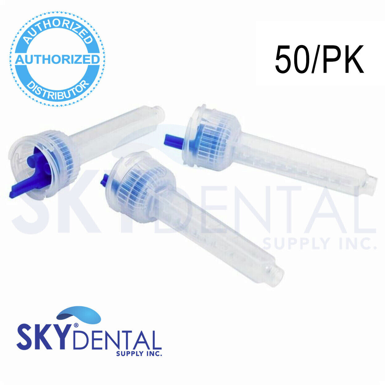 Sultan Mixing Tips Blue for New Genie Heavy /Regular Body High Viscosity 60/pk
