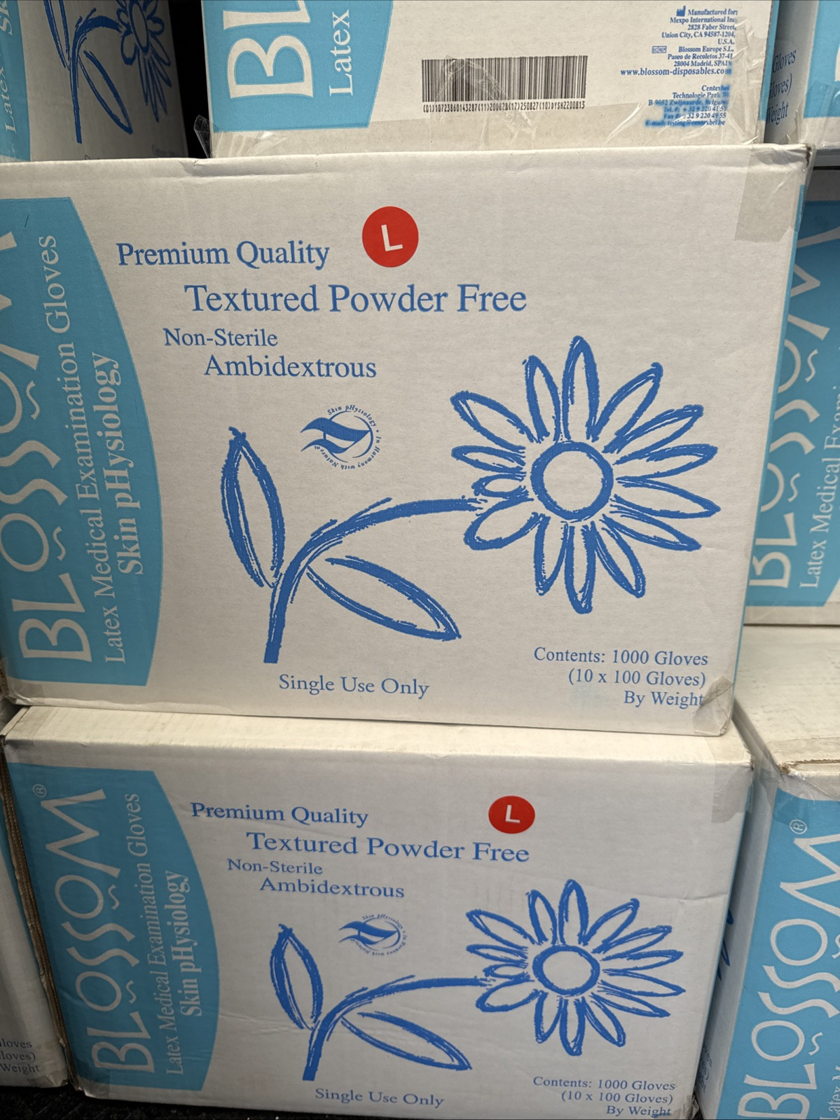 Blossom Nitrile Medical Examination Gloves, Premium Quality. Size Large Only