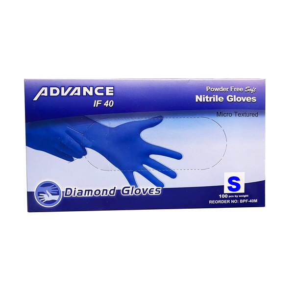 Nitrile Exam Gloves 4 mil Powder Free Food Safe Cleaning Disposable Glove Blue