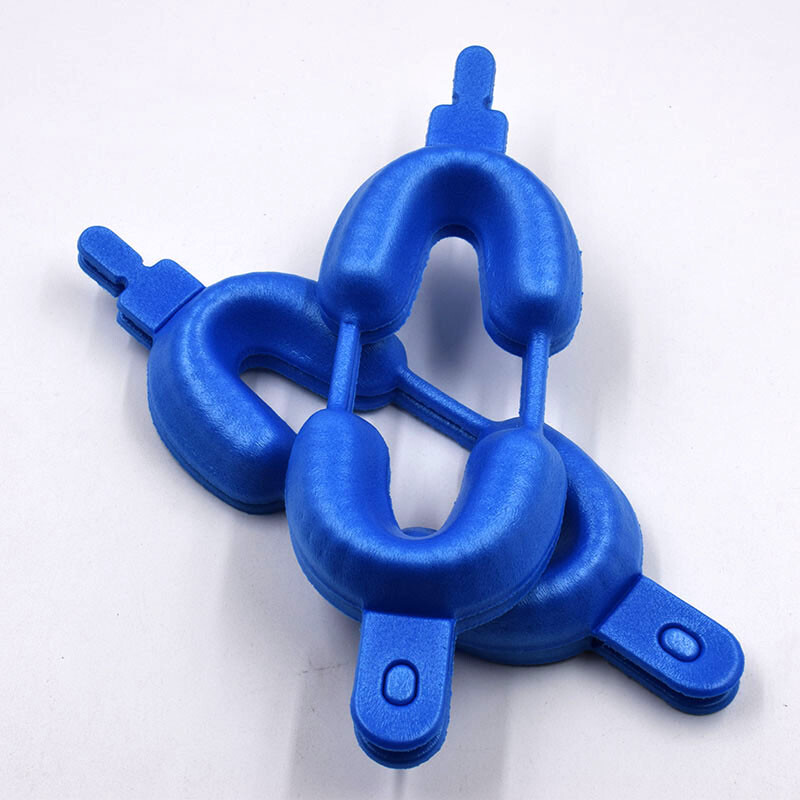 100Pcs/Bag Dental Disposable Dual Arch Trays Gel Foam Fluoride Size S/M/L 3 Size