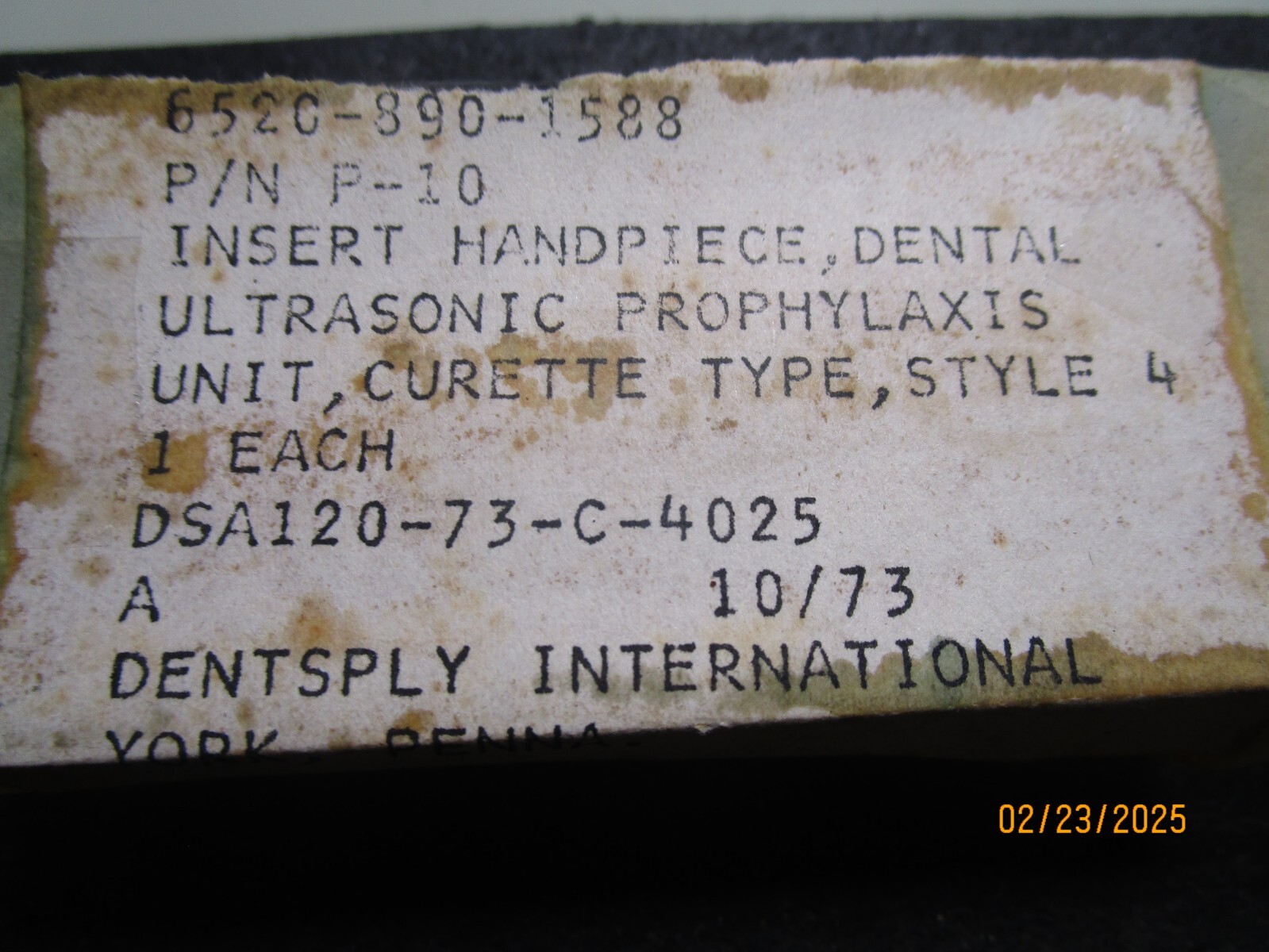 #P-10 ULTRASONIC PROPHYLAXIS INSERT CURETTE STYLE4