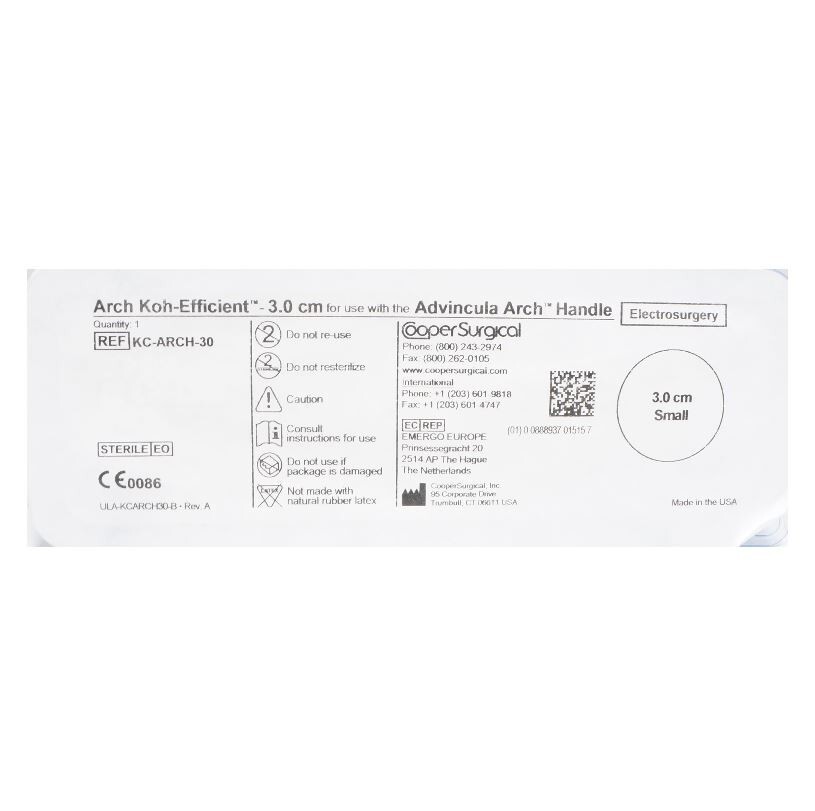 *5-Packs* CooperSurgical Arch Koh-Efficient 3.0cm Small KC-ARCH-30