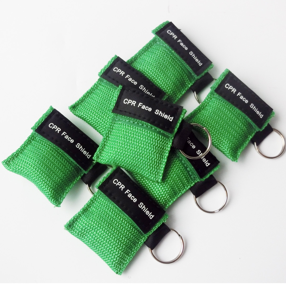 Portable CPR Mask Keychain Safty Emergency Face Shield First Aid Rescue Bag