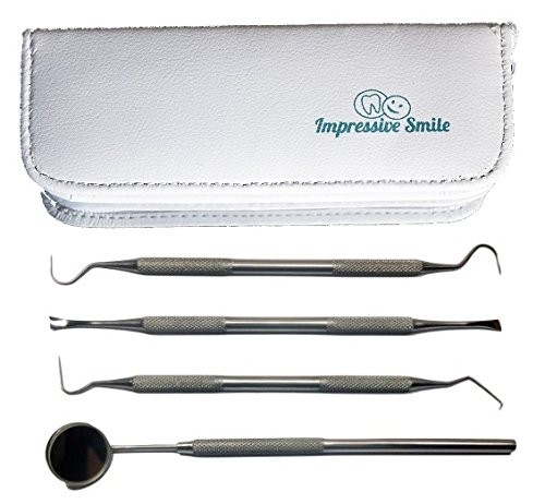 #1 Dentist Tools Kit – A Grade Stainless Steel Dental Hygiene Set, Tarter…