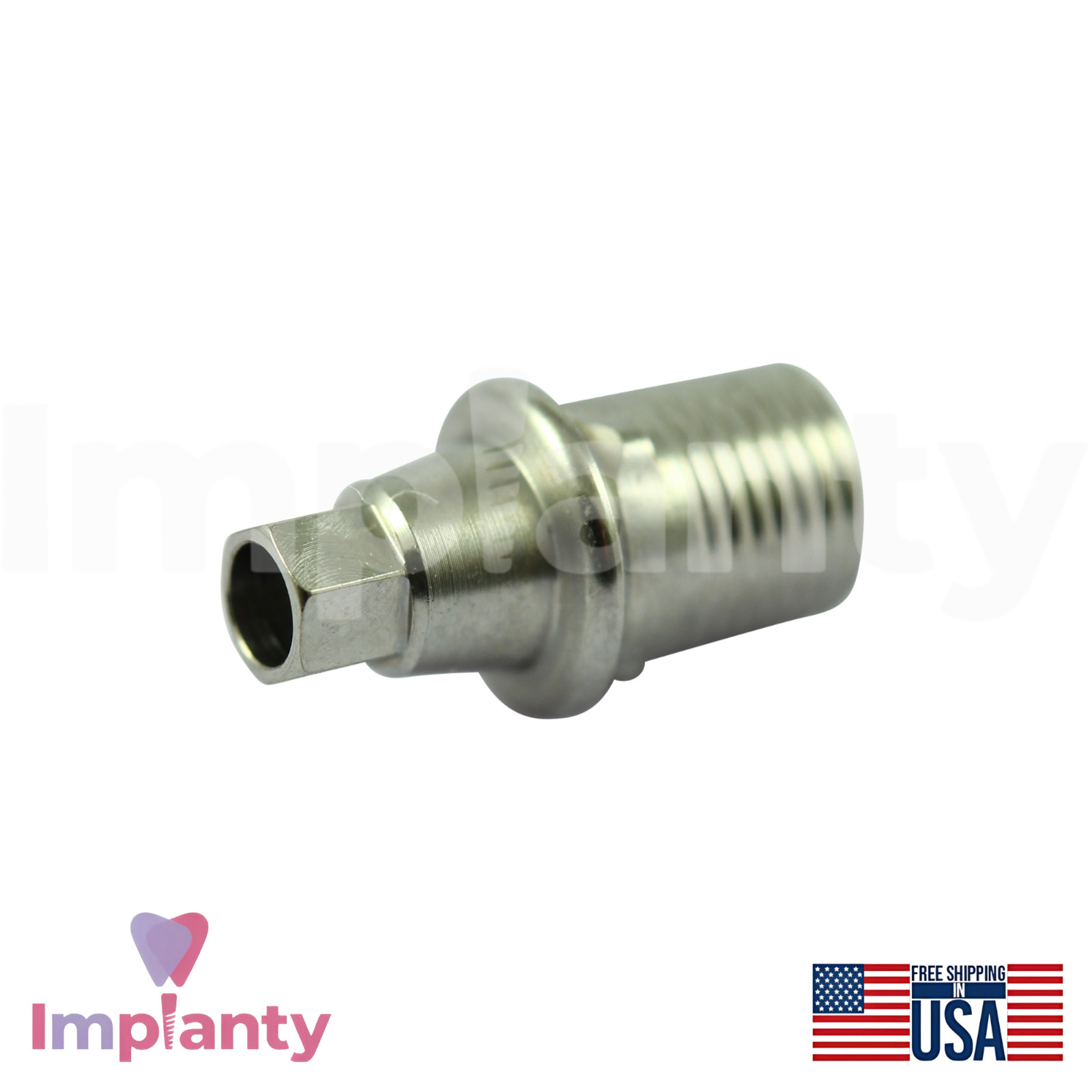 10x Neodent GM Compatible Titanium Base Ø4.5mm Prosthetic Grand Morse Connection