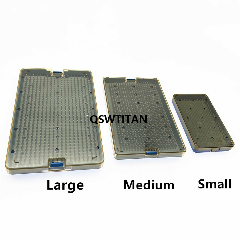 Sterilization tray disinfection case autoclavable box for surgery instrument