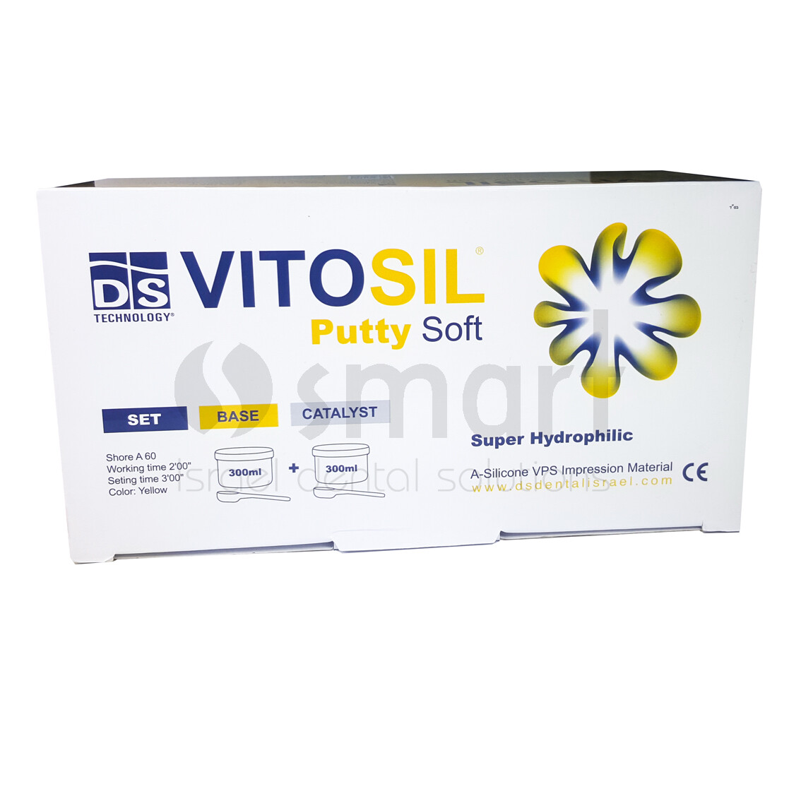 Dental Vitosil impression set A silicone Vinyl Polysiloxane VPS putty wash Light