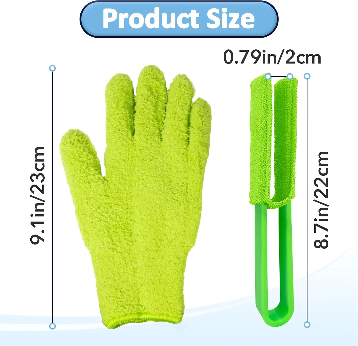 4 PCS Plants Cleaning Set, Include 2 PCS Microfiber Gloves for Plant Dusting, 1