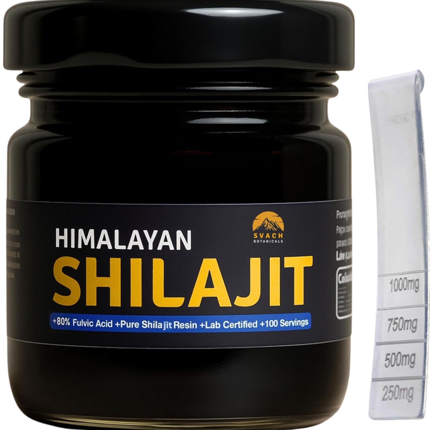 Shilajit Resin – 40g 100 Servings 80% Fulvic Acid- Lab Tested- Himalayan Gold…