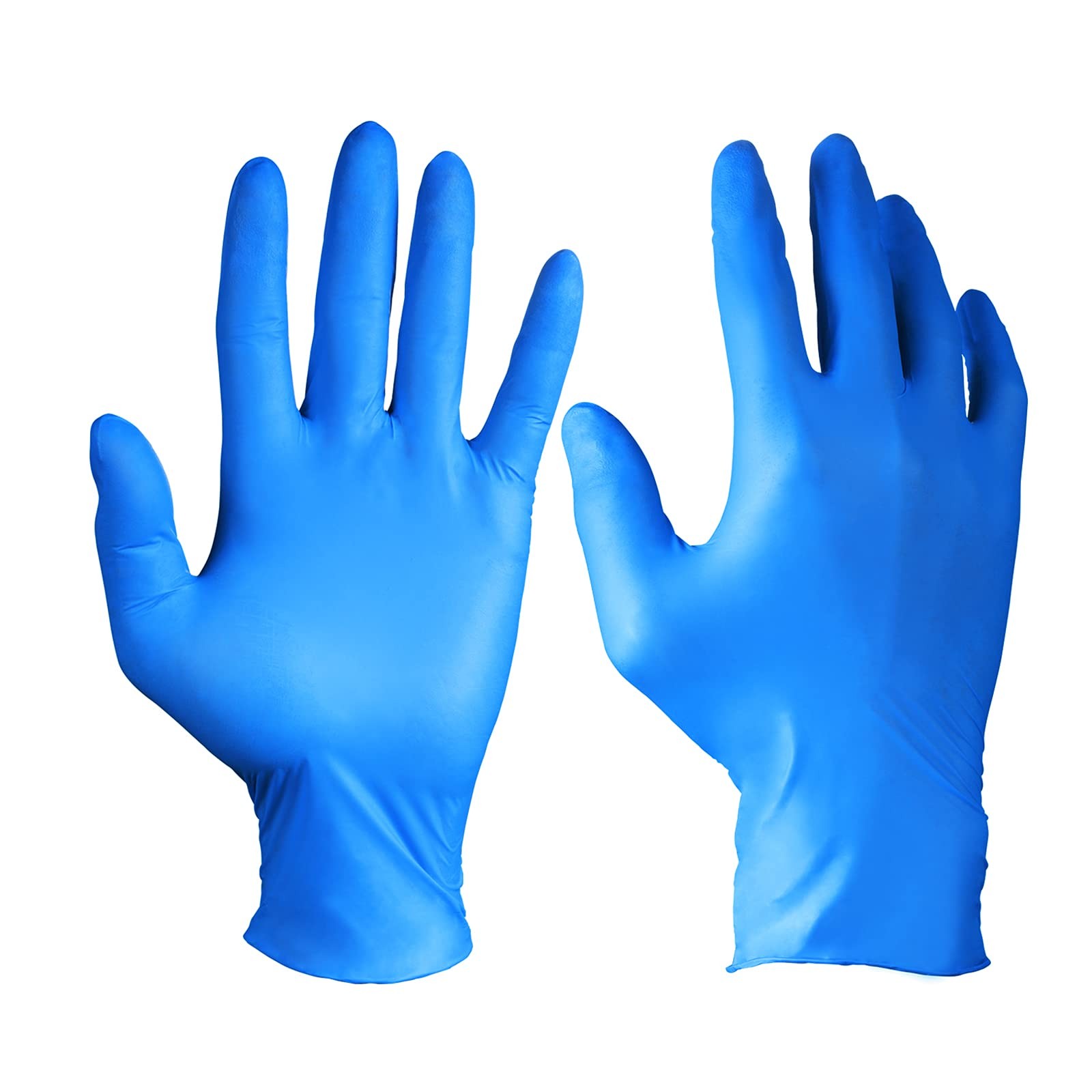 PEIPU Nitrile Disposable Gloves Medium 100~Count, 4 Mil, Powder~Free