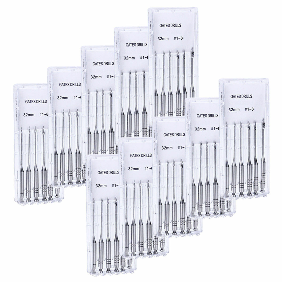 Dental Endodontic Engine Use Gates Drills Glidden Bur Stainless Steel 28/32mm