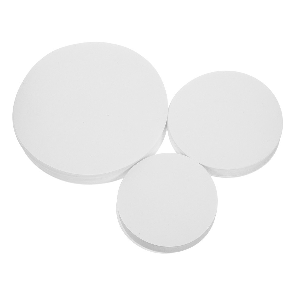 300 Pcs Qualitative Filter Paper Sheets Lab Funnel Chemical Analysis