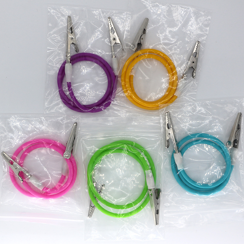 50Pcs Dental Instrument Silicone Bib Clips Cord Napkin Holders Random Color