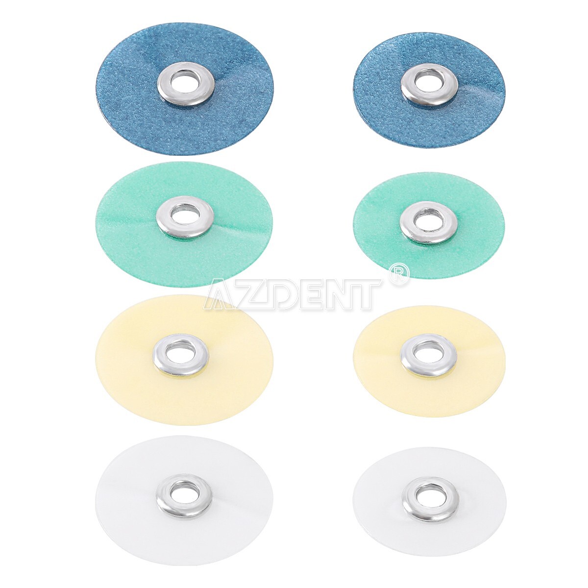 10 Boxes Dental Composite Finishing Polishing Discs assorted kit With Mandrel